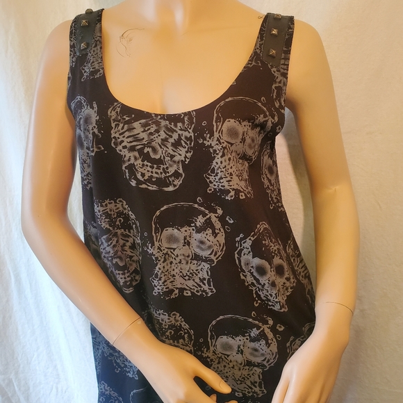 Royal Bones Skull Print Tank - Picture 2 of 12